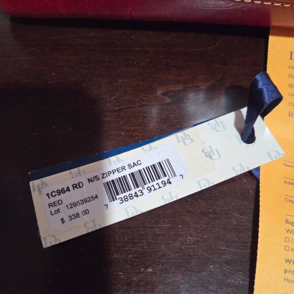 Dooney & Bourke leather zipper shoulder bag - Picture 4 of 16